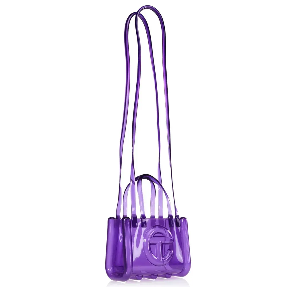 Melissa x Telfar Bolsa Small Jelly Shopper Purple - Droper