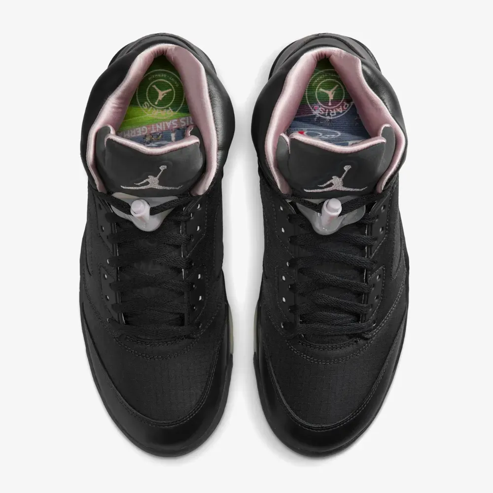 PSG x Air Jordan 5 Retro Off Noir Particle Rose Anthracite - Droper