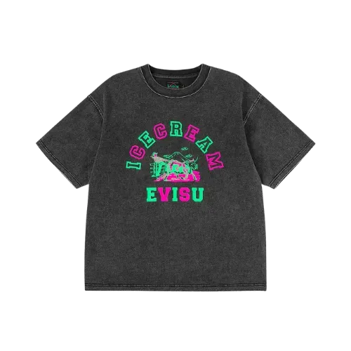 Icecream x Evisu Camiseta Logo Printed White - Droper
