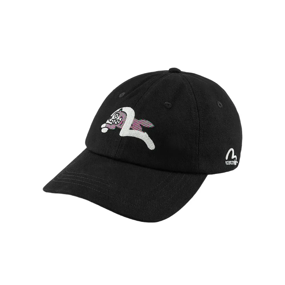 Icecream x Evisu Boné Embroidered Black - Droper