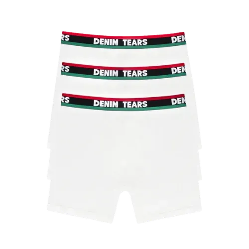 Cueca Denim Tears Boxer 3-Pack White
