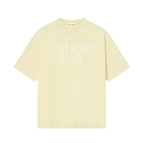 Camiseta Fear of God Essentials 90's Garden Yellow