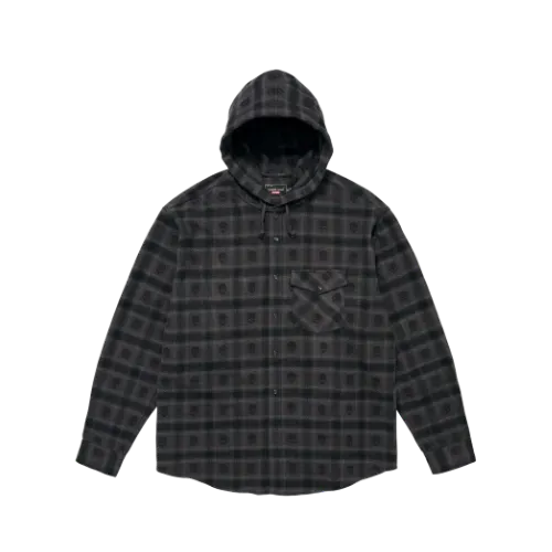 Number (N)ine x Supreme Camisa Flanelada Black FW25-W16
