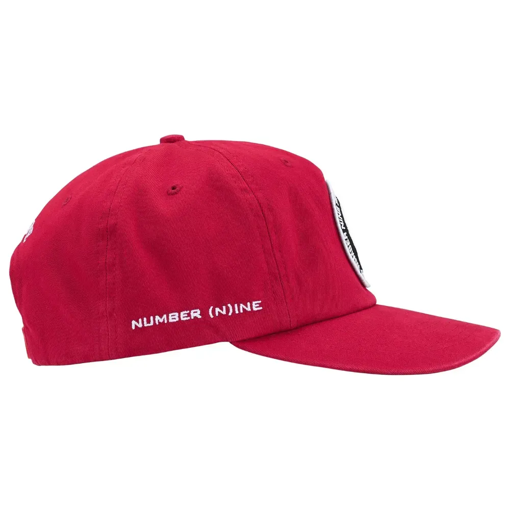 Number (N)ine x Supreme Boné 6-Panel Red FW25-W16 - Droper