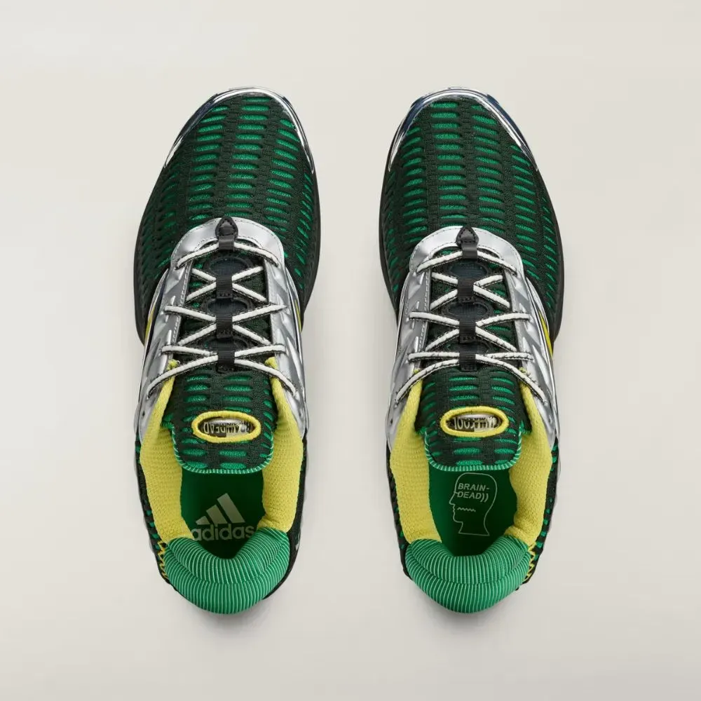 Brain Dead x adidas Climacool 2 Core Black Impact Yellow Silver