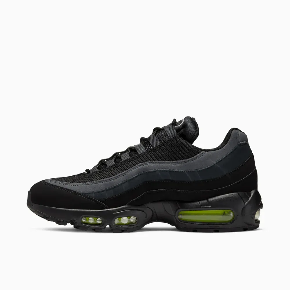 Nike Air Max 95 Retro Logo Black Grey Volt - Droper
