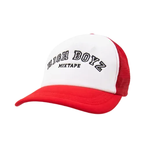 Boné High Company Boyz Trucker College White Red