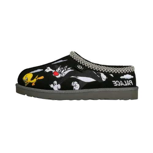 Looney Tunes x Palace x UGG Tasman Slipper Black - Droper