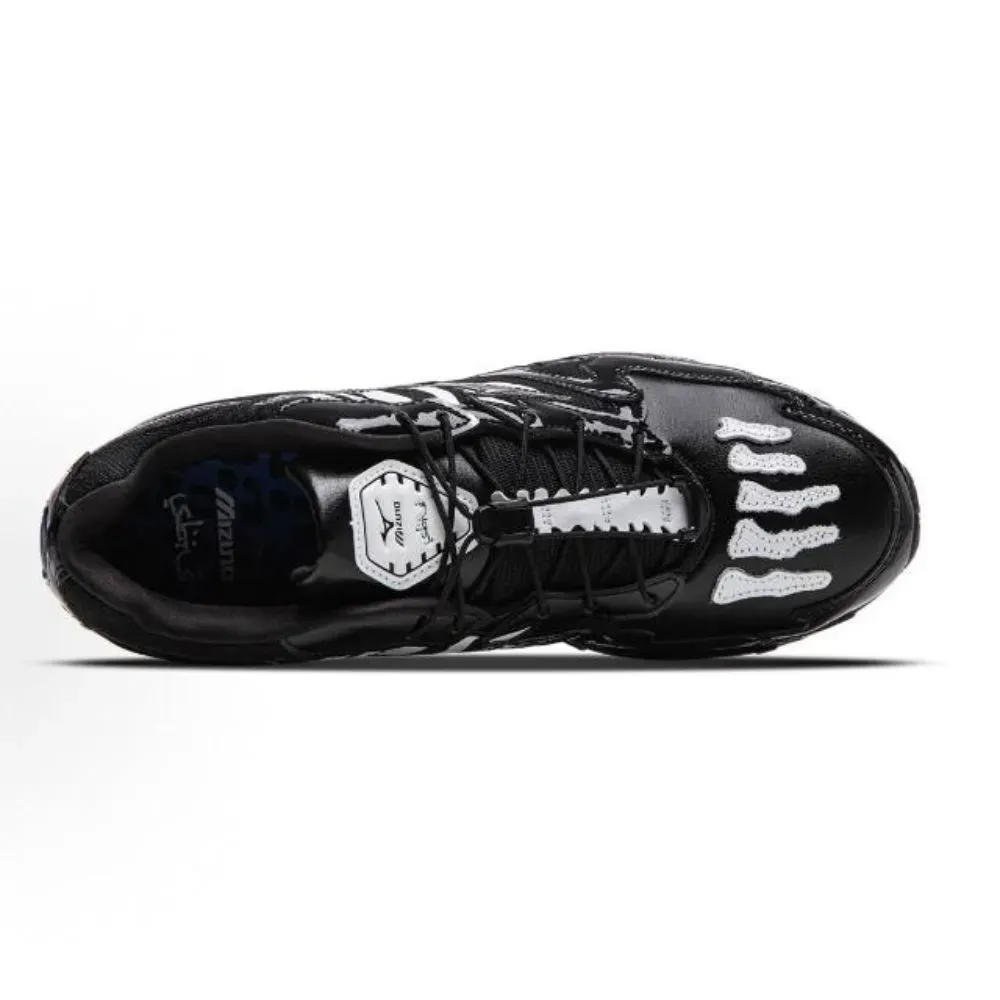 SBTG x Mizuno Wave Rider 10 Bones Black - Droper