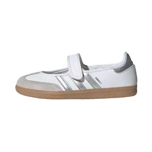 adidas Samba Jane Cloud White Silver Metallic Gum