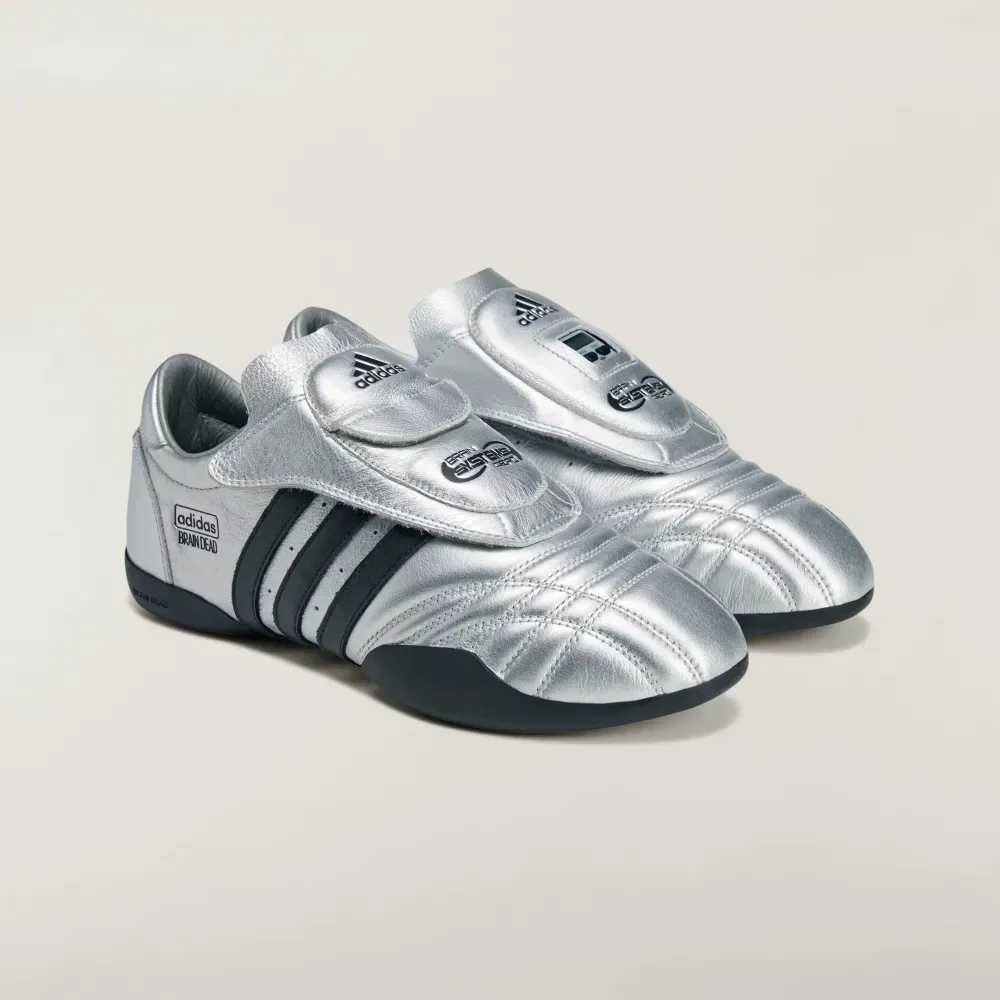 Brain Dead x adidas Techwondo Silver Metallic Core Black Cloud