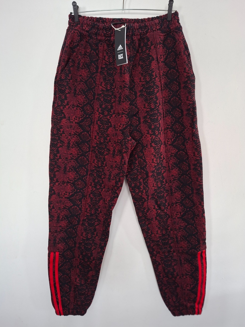 Ivy Park x adidas Calça Burgundy Cotton Lounge Red — M, Novo