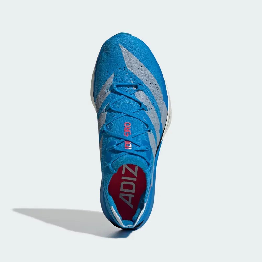adidas Adizero Prime X3 Strung Solar Blue Silver Metallic Lucid