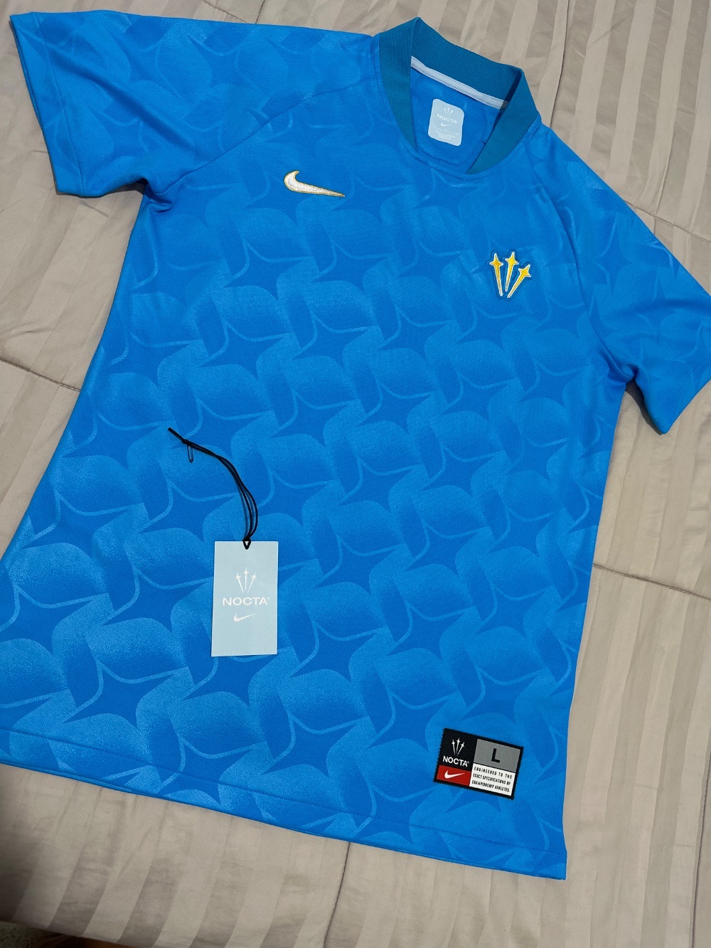 NOCTA x Nike Camiseta Jersey Lu Home Top Blue Glow/White — G, Usado