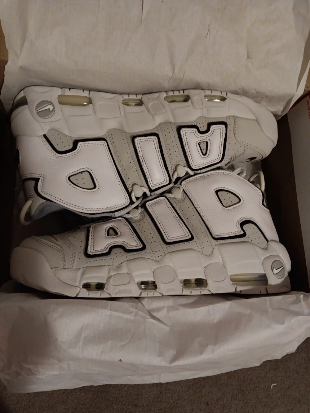 Nike Air More Uptempo 96 Photon Dust — 41 / 43 / 44, Novo