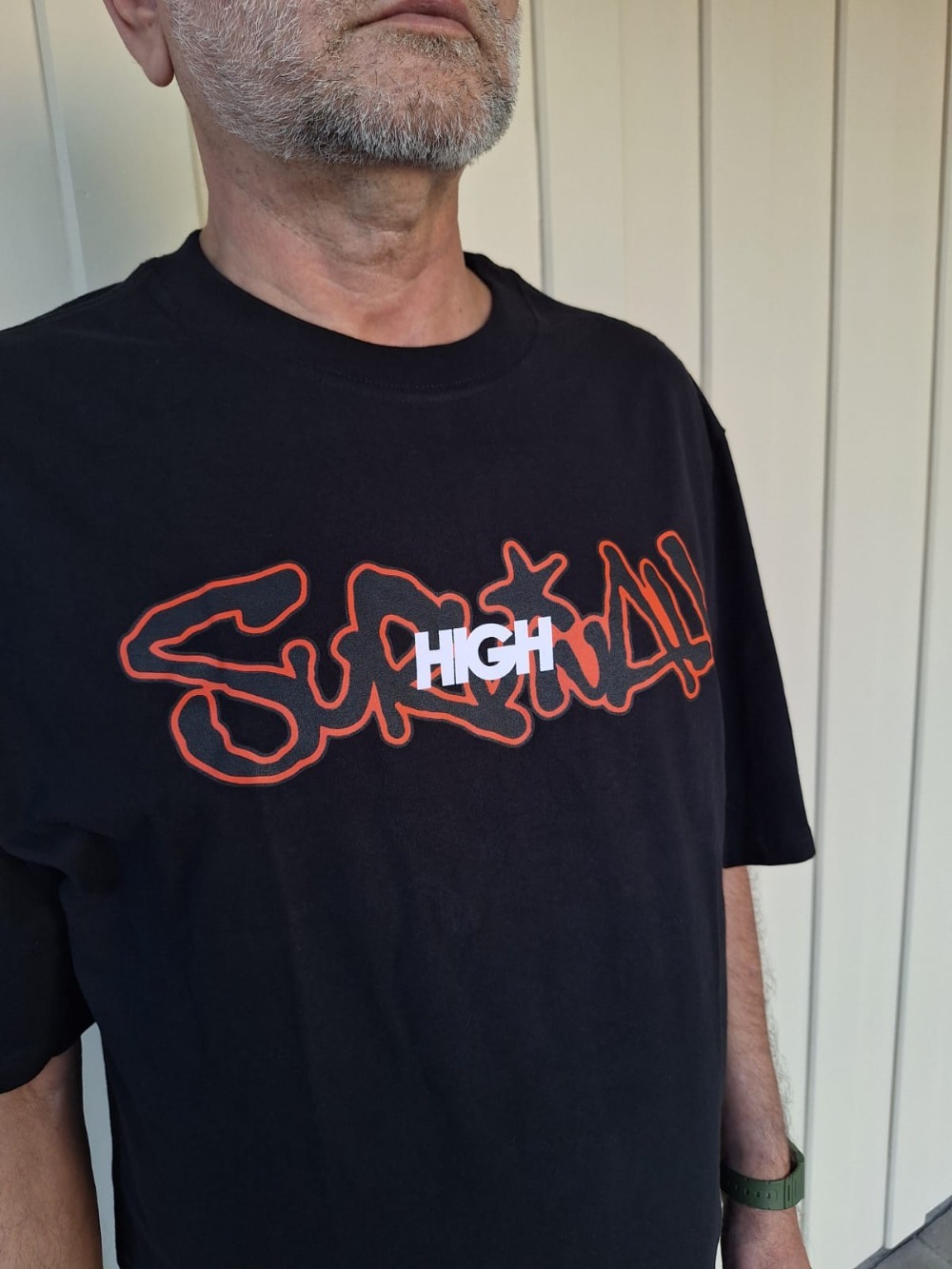 Survival x High Company Camiseta Logo Black — G, Novo