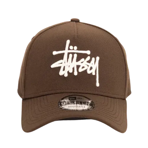 New Era x Stussy Boné 9FORTY Basic Brown - Droper