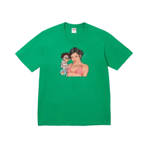 Camiseta Supreme Angel Green FW25-W17 - Droper