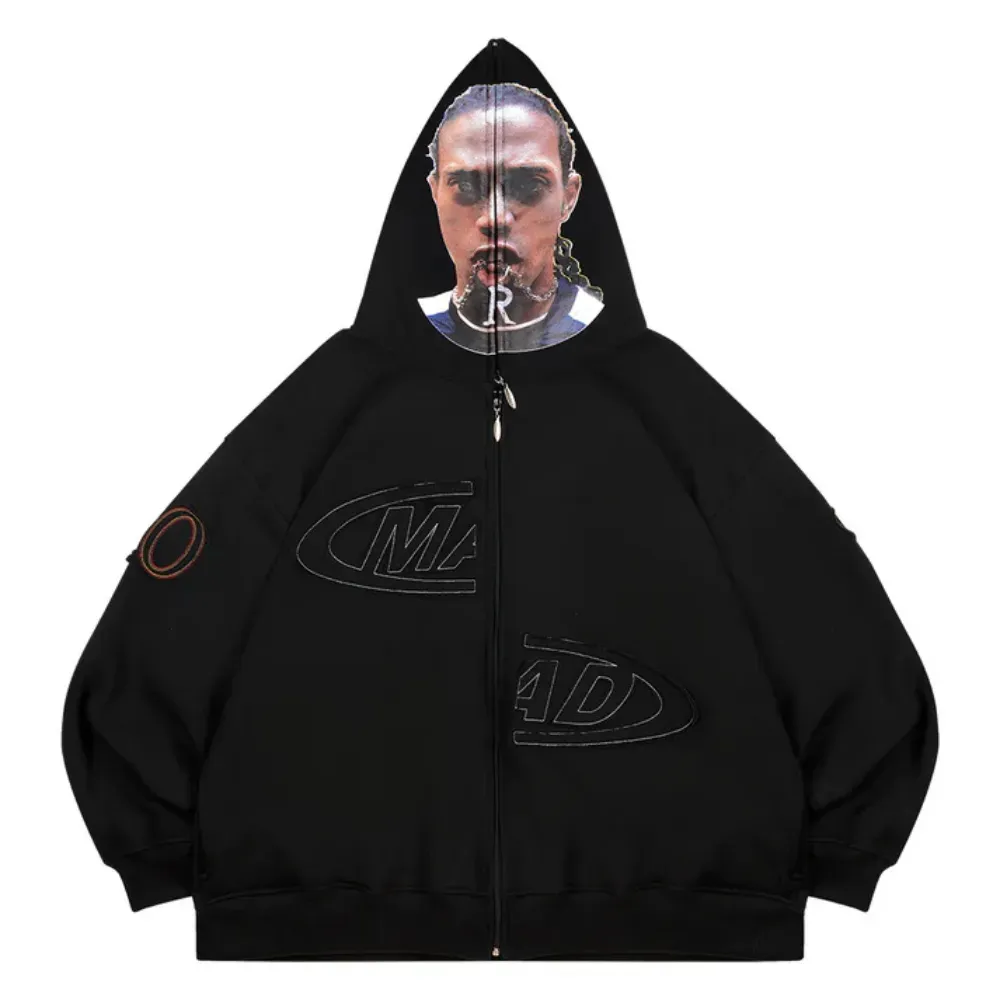 Tropa do Bruxo x Mad Enlatados Jaqueta Full Zip Sósia Do