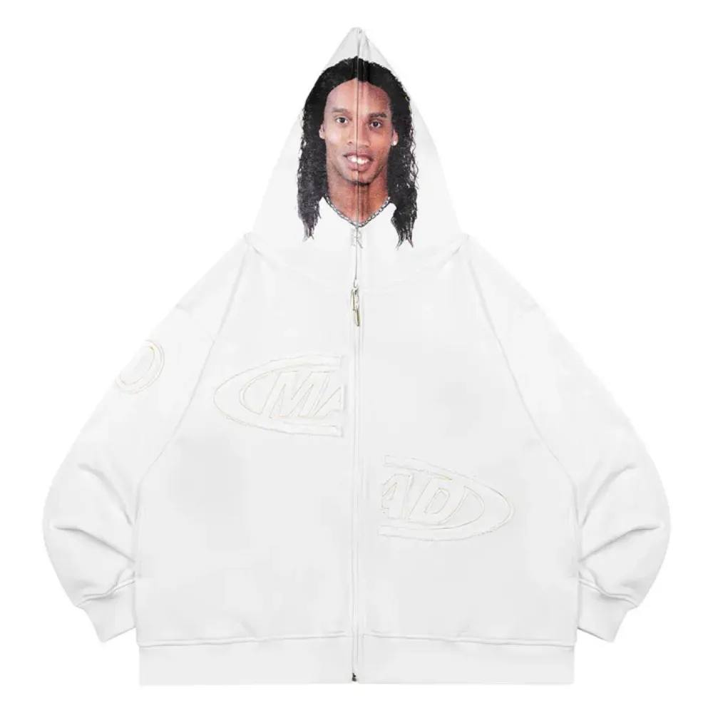 MAGLIANO ナイロンチュールロゴフードコート Tropa do Bruxo x Mad Enlatados Jaqueta Full Zip Sósia do