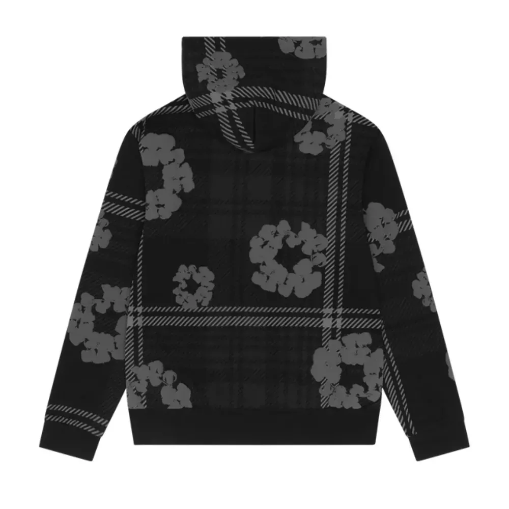 Moletom Denim Tears Cotton Wreath Zip Black - Droper
