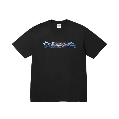 Camiseta Supreme Tag Black FW25-W17 - Droper