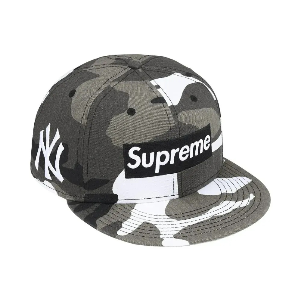 MLB x New Era x Supreme Boné New York Yankees Snow Camo FW25-W17