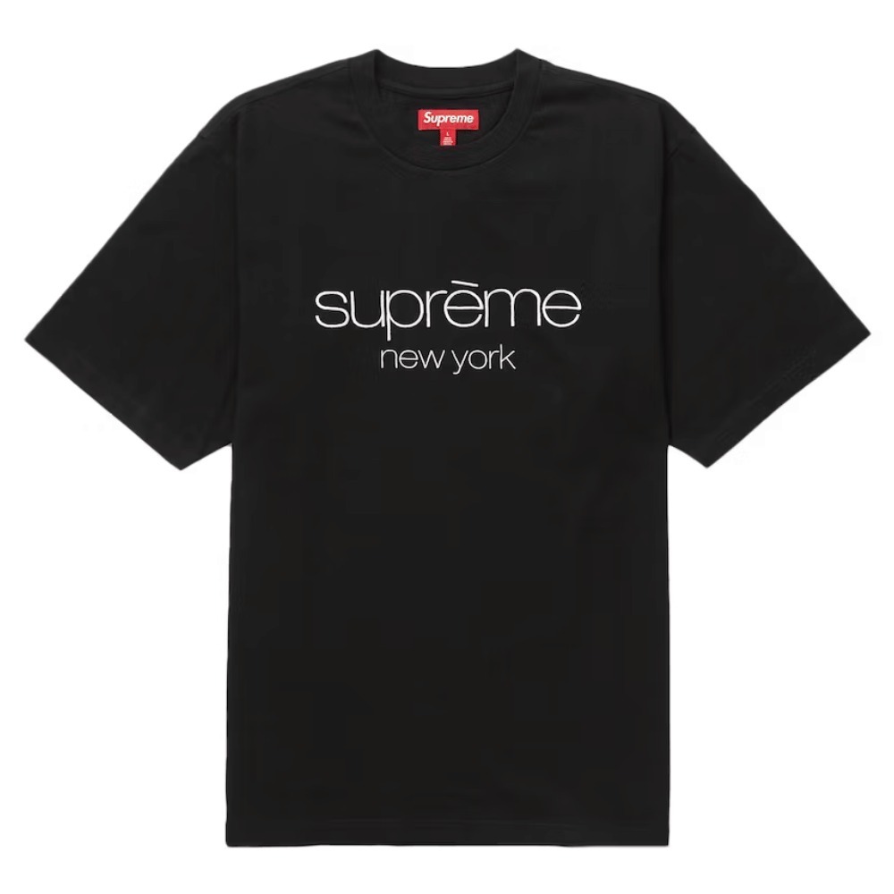 Camiseta Supreme Classic Logo S/S Black — M, Novo