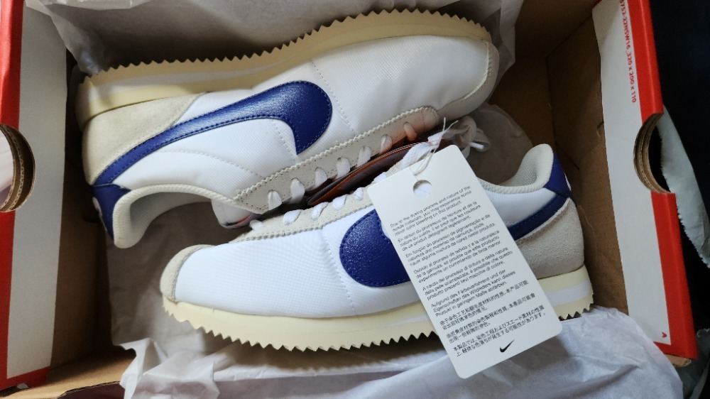 Nike Cortez Textile White Phantom Alabaster Deep Night