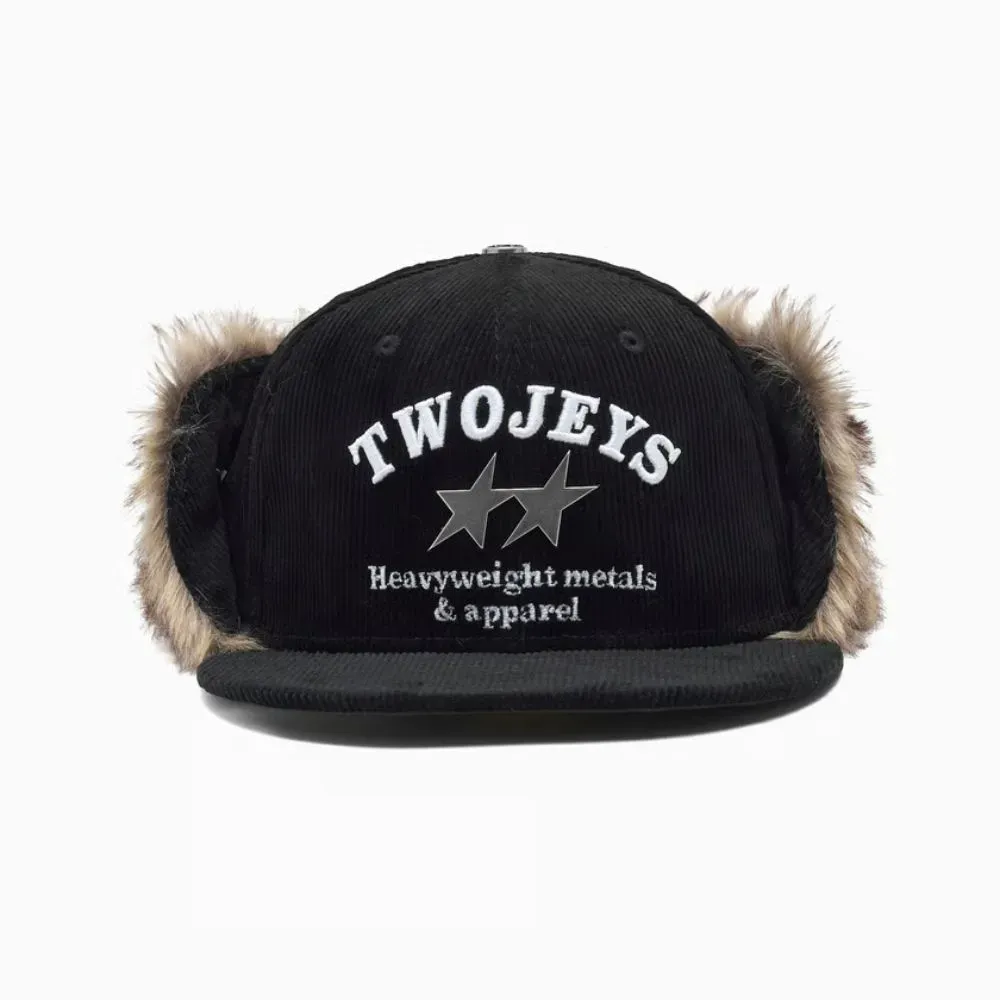 Two Jeys x New Era Boné Downflap 59FIFTY Black - Droper
