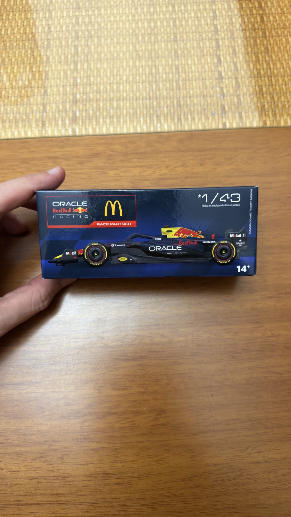 F1 x McDonald's Miniatura Oracle RedBull Racing 1/43