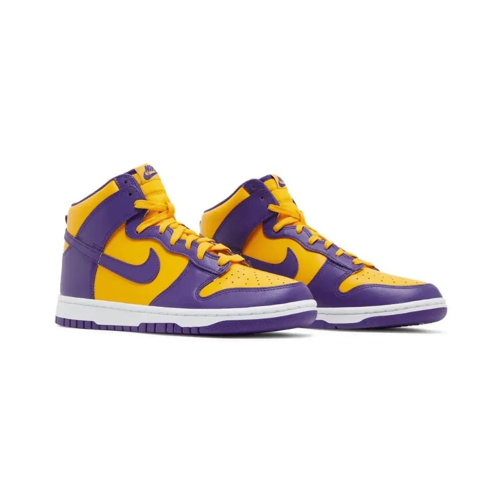Nike Dunk High Lakers — 39 / 39.5 / 40 / 42.5 / 43.5 / 44, Novo