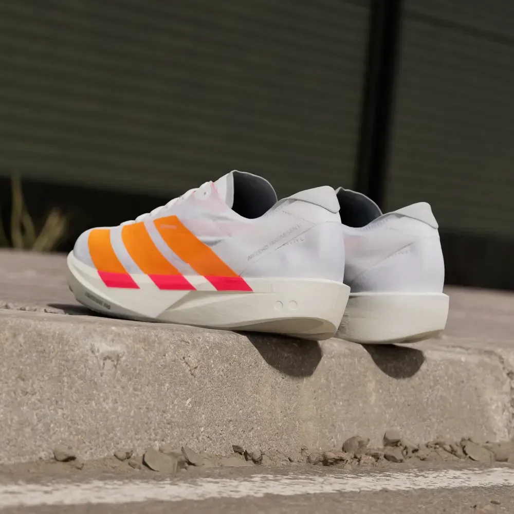 adidas Adizero Takumi Sen 11 Cloud White Lucid Orange Lucid Red