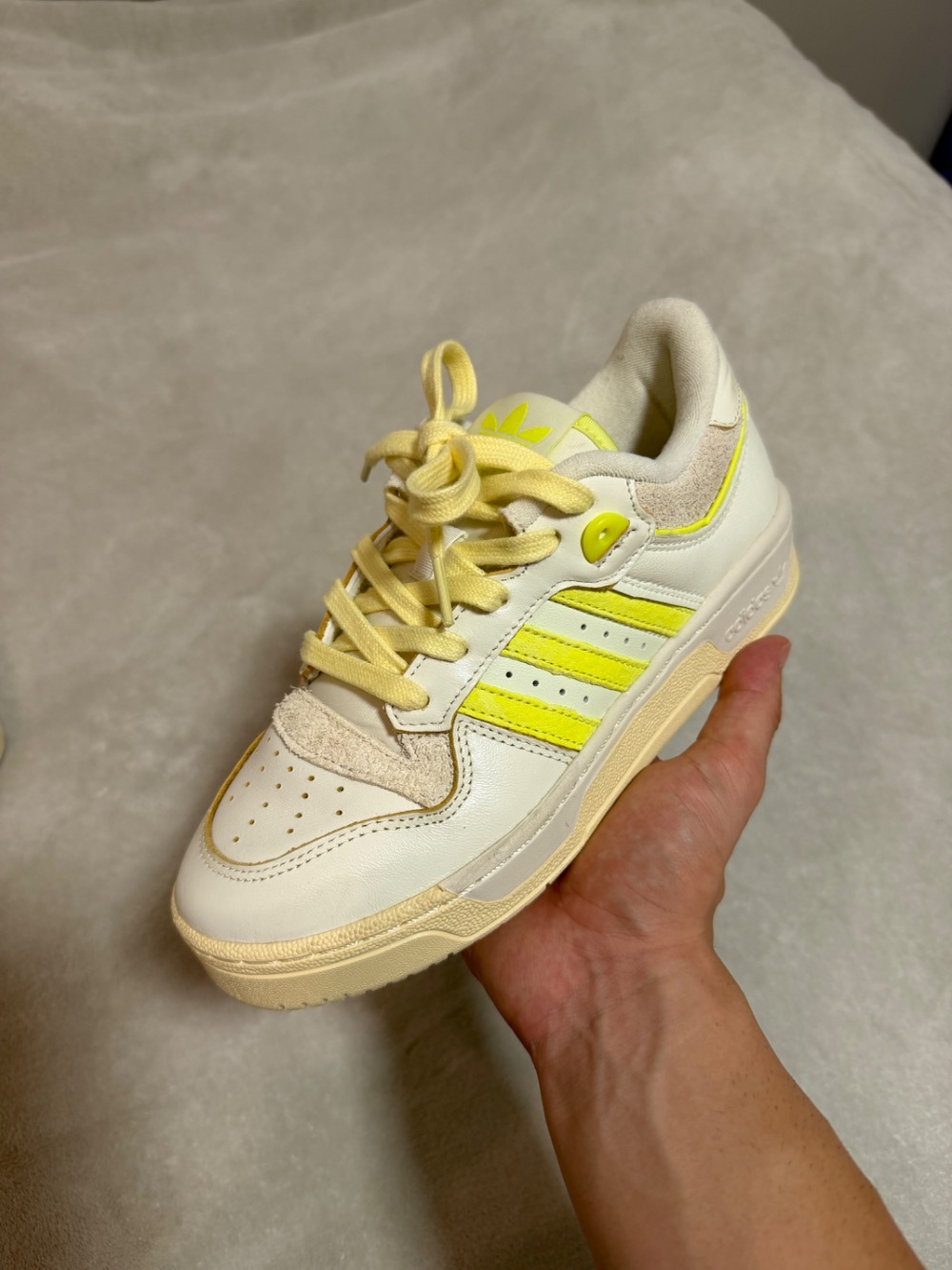 adidas Rivalry 86 Low Ivory Lucid Lemon Easy Yellow
