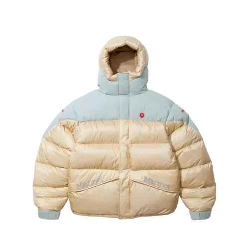 Marmot x Supreme Jaqueta 800-Fill Down Parka Tan FW25-W18 - Droper
