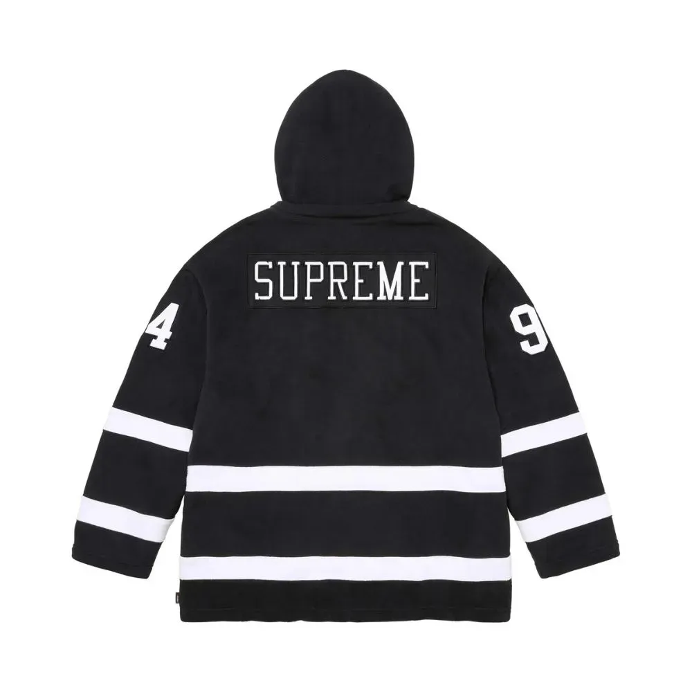 Moletom Supreme Polartec Hooded Hockey Black FW25-W18 - Droper