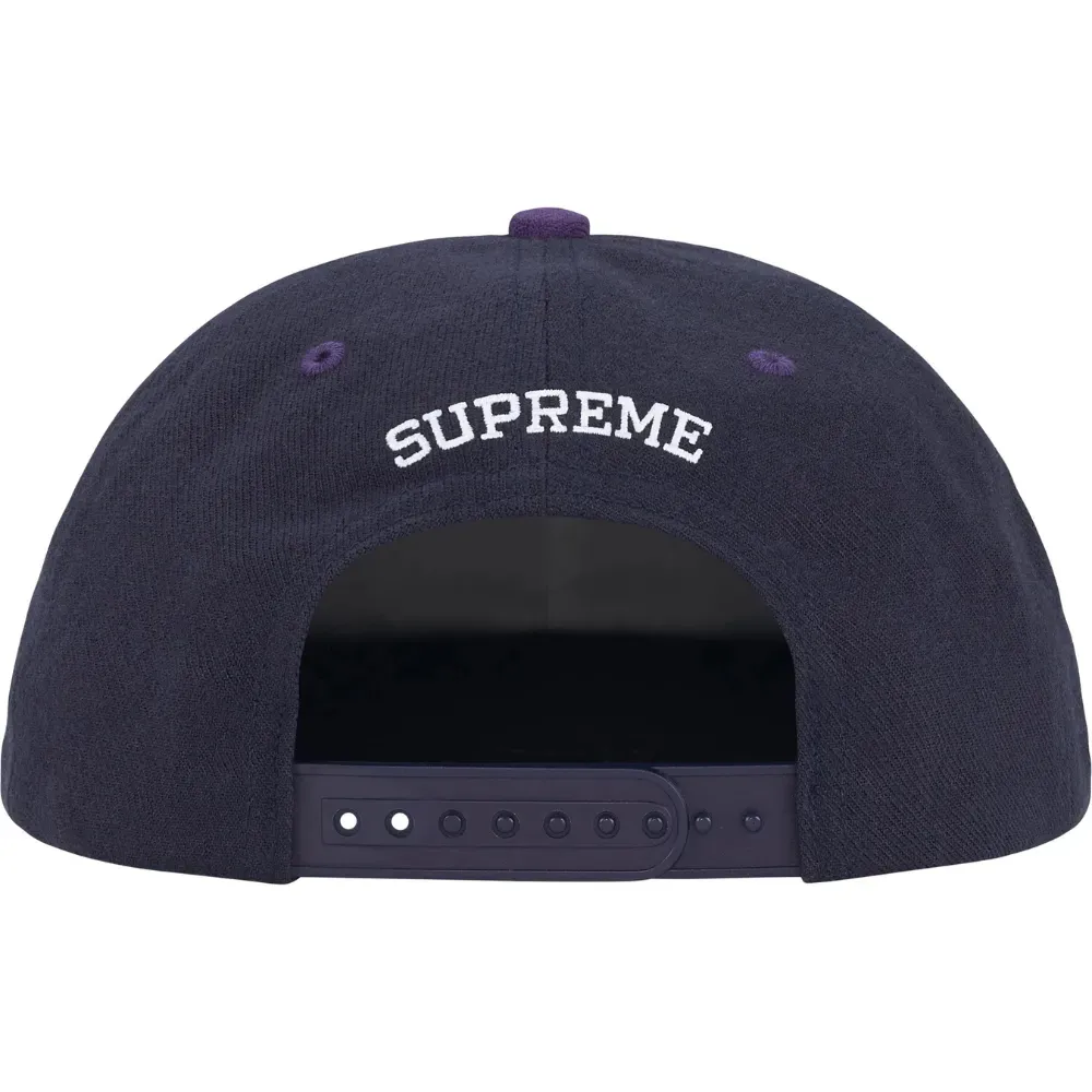 Boné Supreme Pledge Allegiance 6-Panel Navy FW25-W18 - Droper