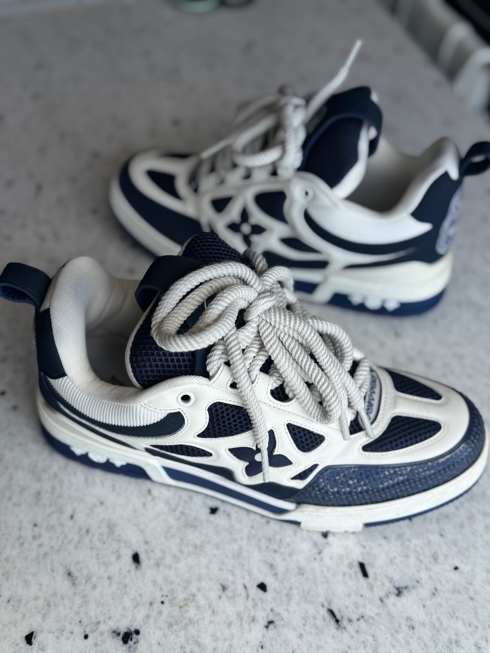 Louis Vuitton LV Skate Sneaker Marine White