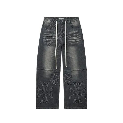 Calça Vale Lives Forever Croxxx Denim Black