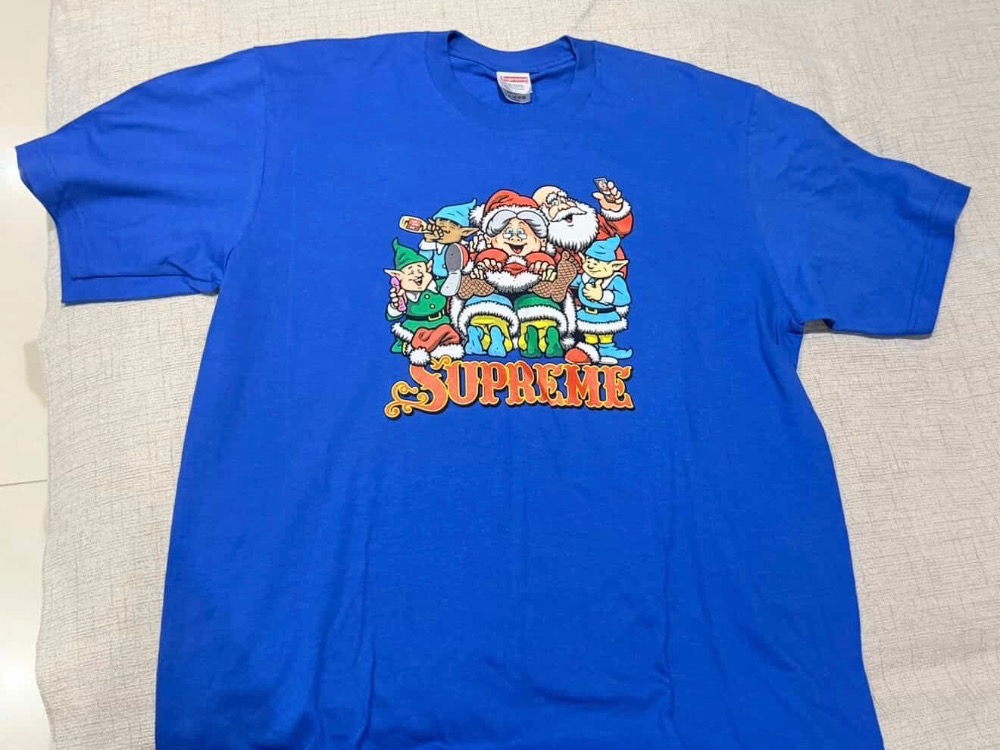 Camiseta Supreme Naughty Royal FW25-W17 — G, Novo