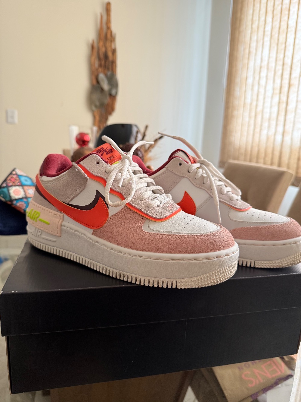 Nike Air Force 1 Shadow Red Orange