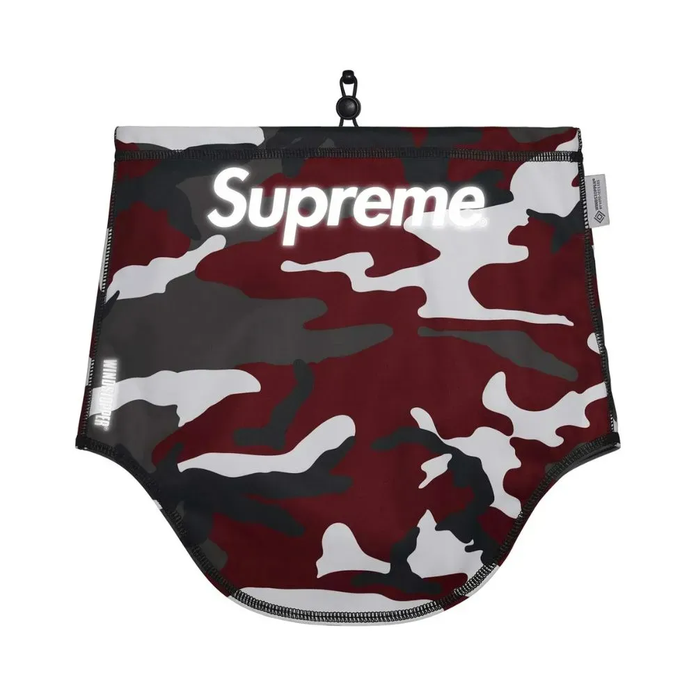 Neck Gaiter Supreme Windstopper Red Camo FW25-W19 foto 2