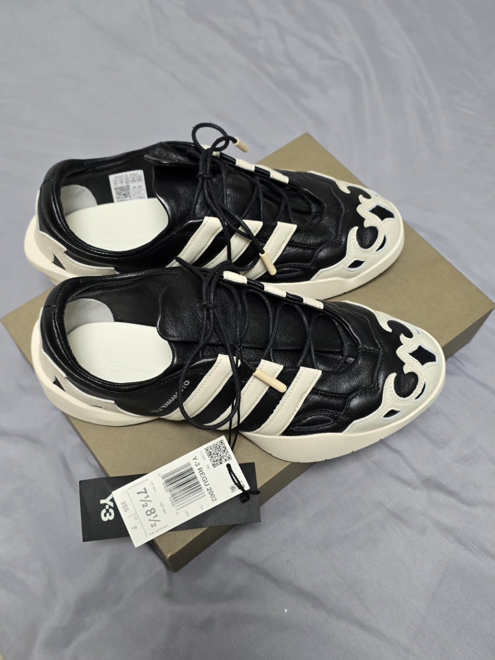 Y-3 x adidas Regu 2002 Black Alumina