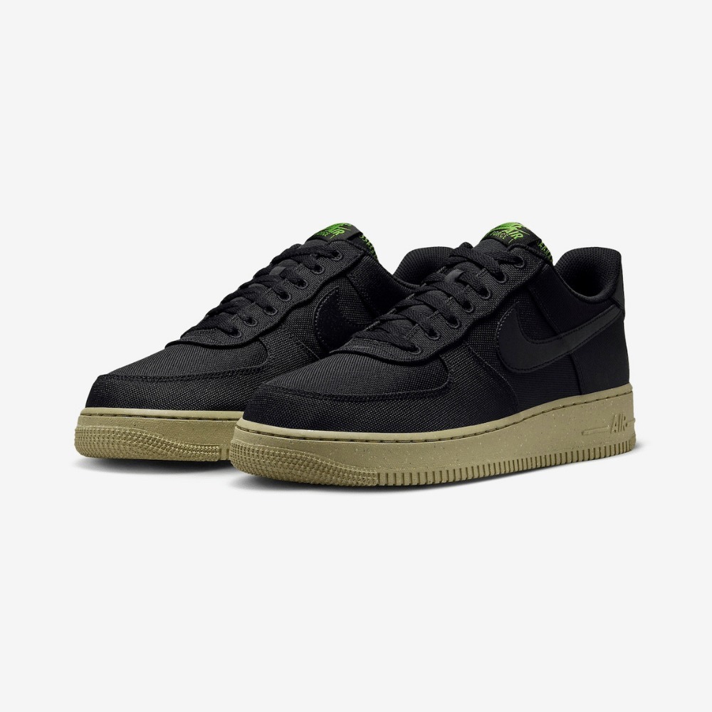 Nike Air Force 1 Low Black Neutral Olive — 37, Novo