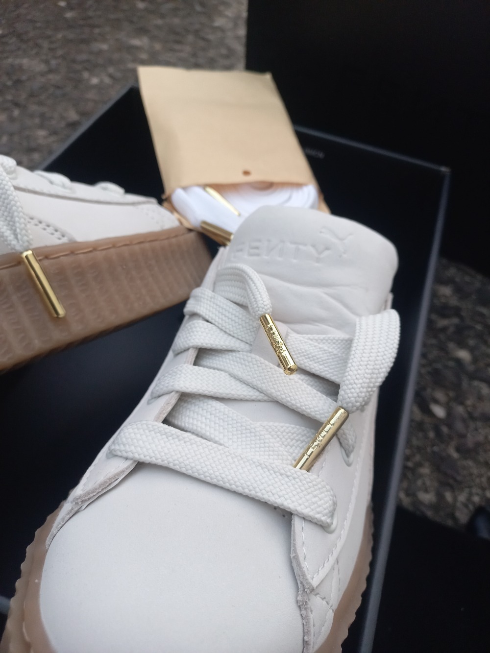 Fenty x Puma Creeper Phatty Nubuck Warm White