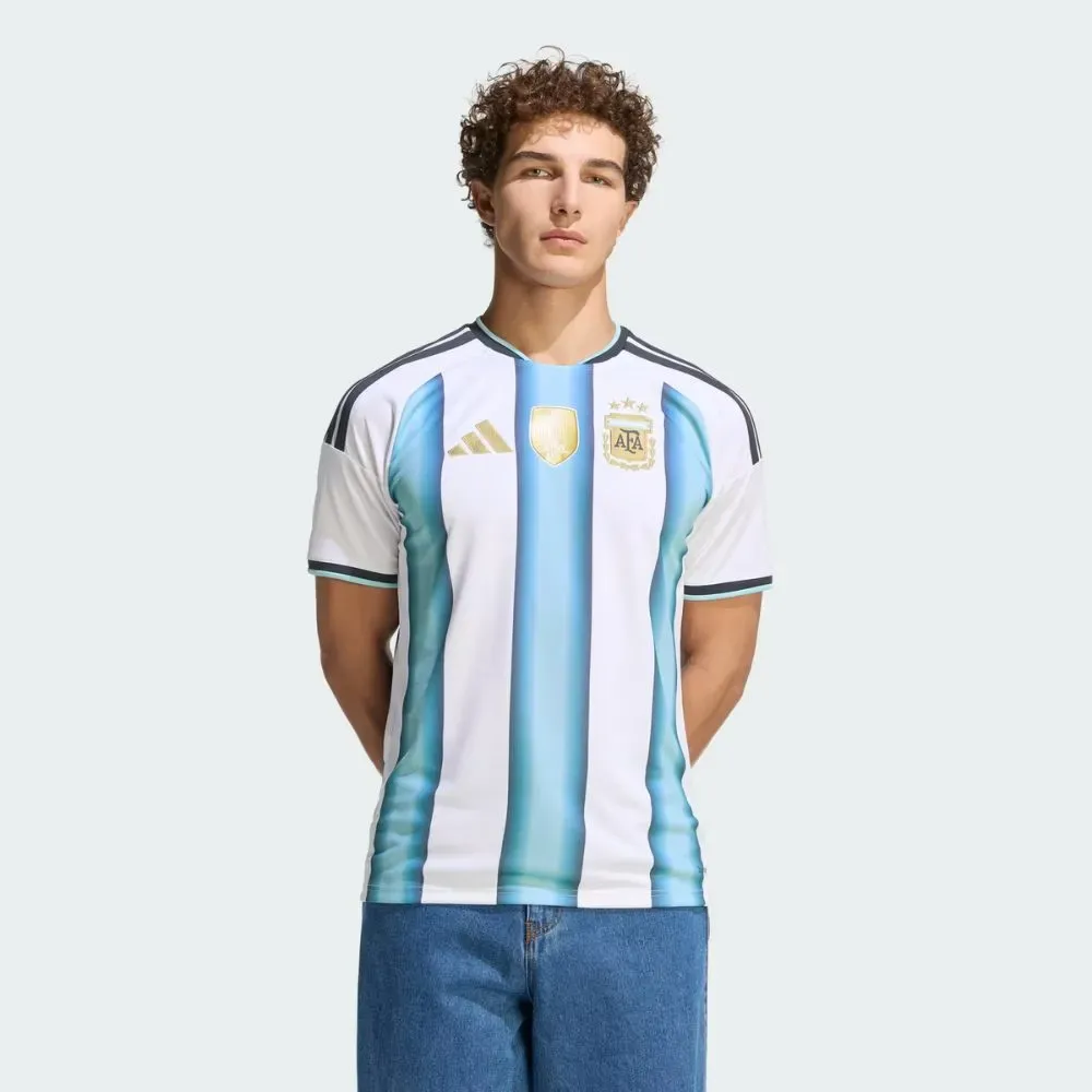 Imagem Camiseta adidas Argentina 26 I White Icey Blue Light Blue