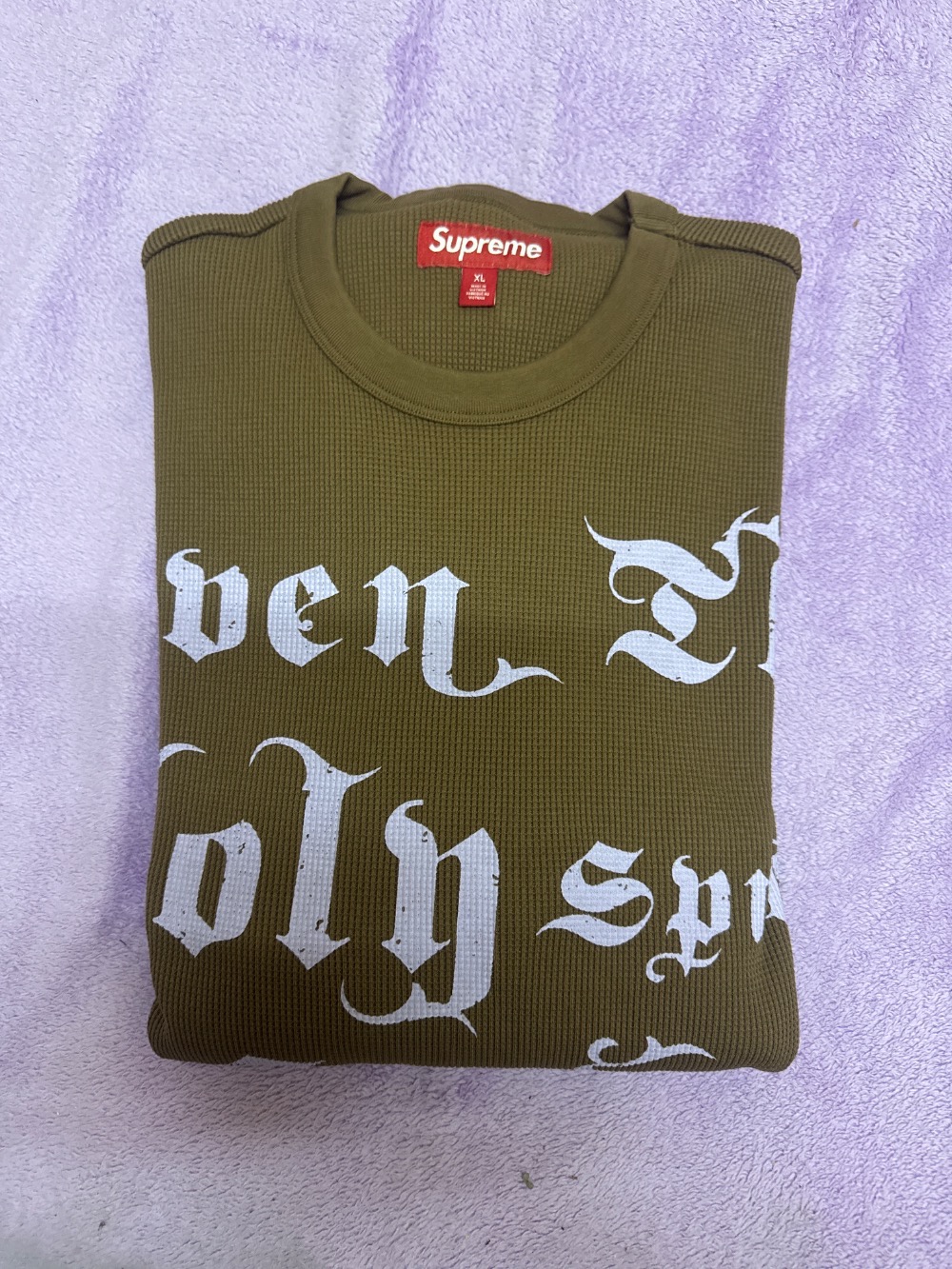 Crewneck Supreme Angel Thermal Brown FW25-W18 — XG, Novo