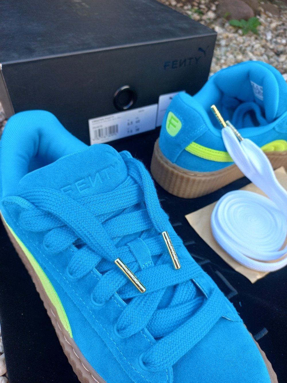 Fenty x Puma Creeper Phatty Speed Blue Lime Pow Gum