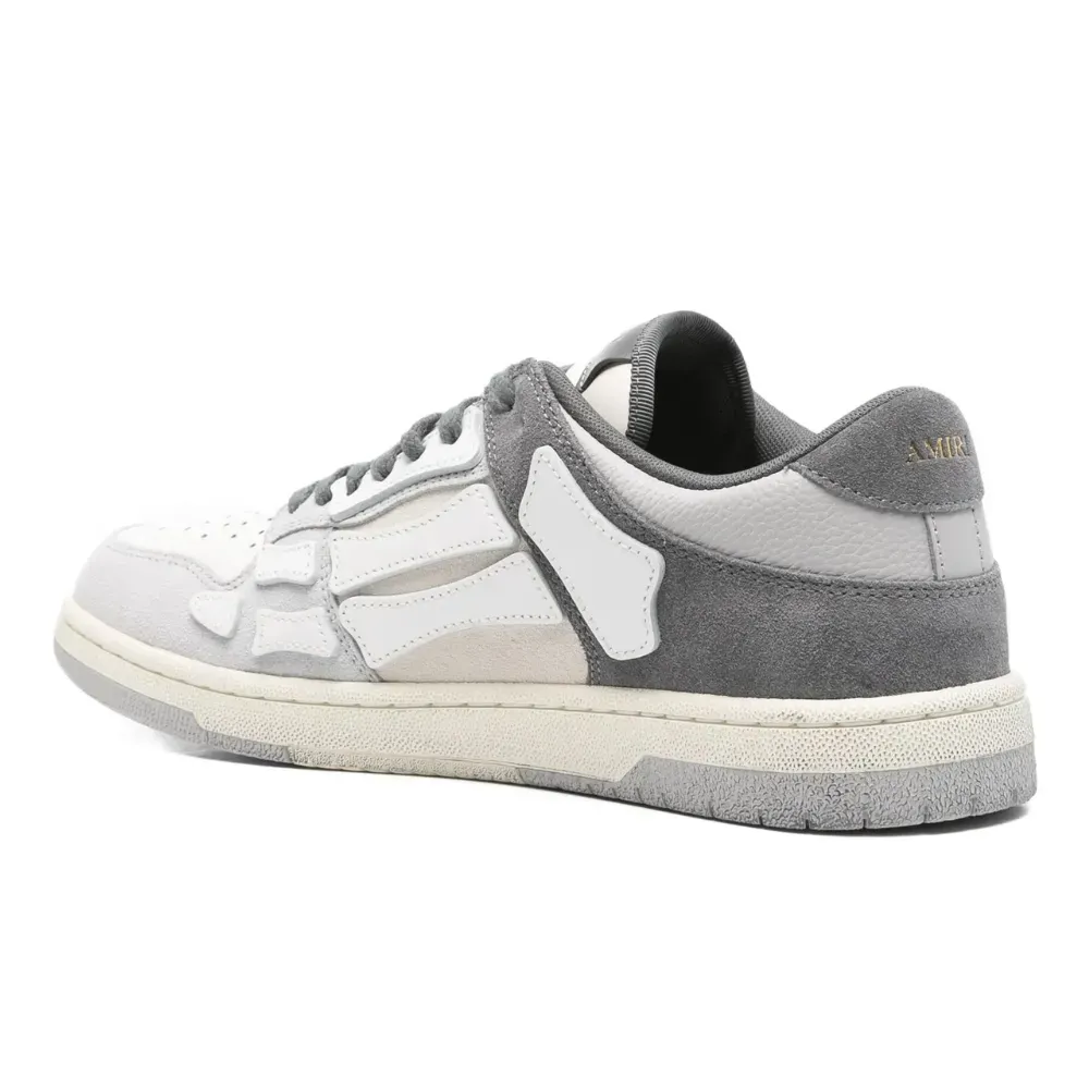 Amiri Skel Top Low Distressed Dark Grey - Droper