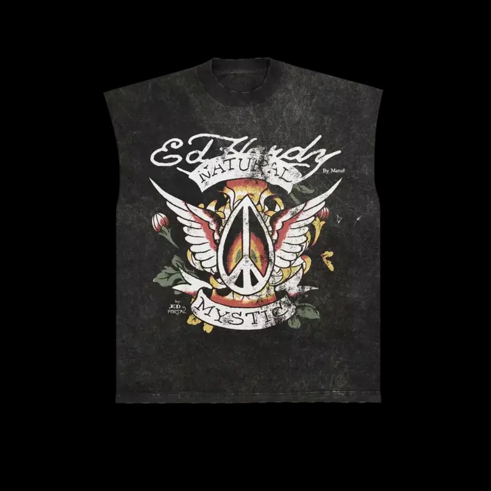 Matuê x Ed Hardy Regata Natural Mystic Estonado — P, Novo
